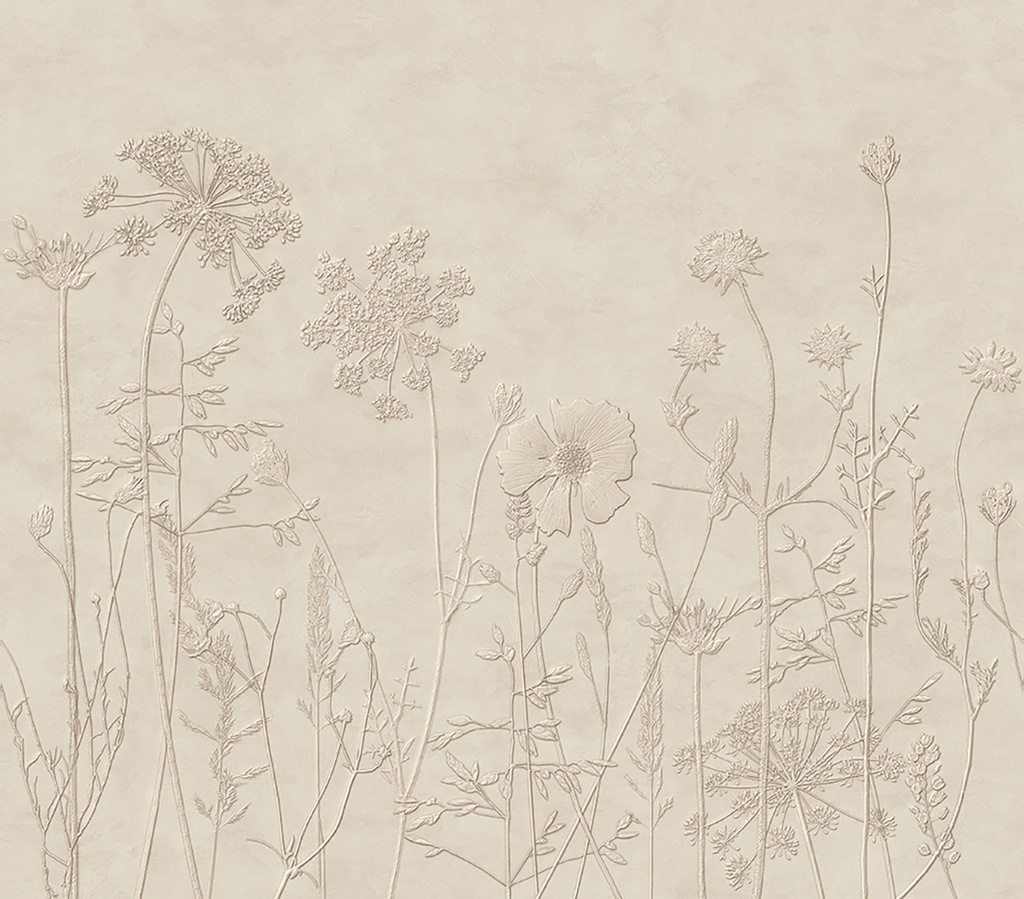 Riviera Maison - Silhouette Flowers Mural 350701