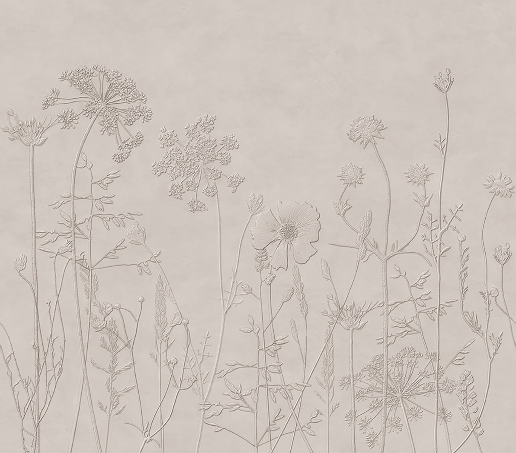 [350702] Riviera Maison - Silhouette Flowers Mural 350702