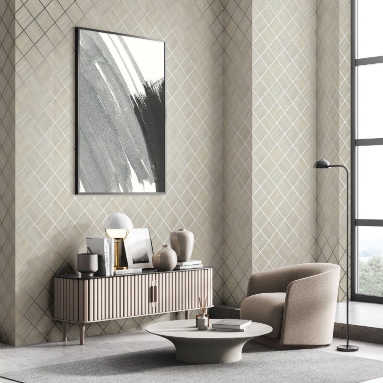 [NS51707] Specialty Grasscloths & Veneers - Chess NS51707