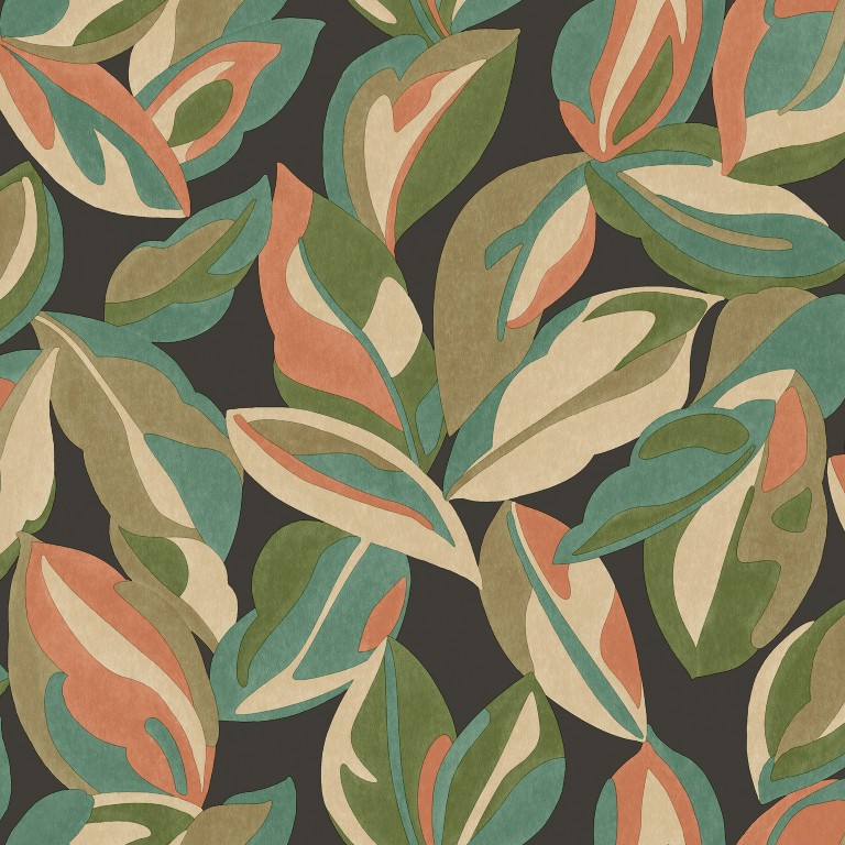 The Lost Gardens - Nicolai Leaf Charcoal 91593