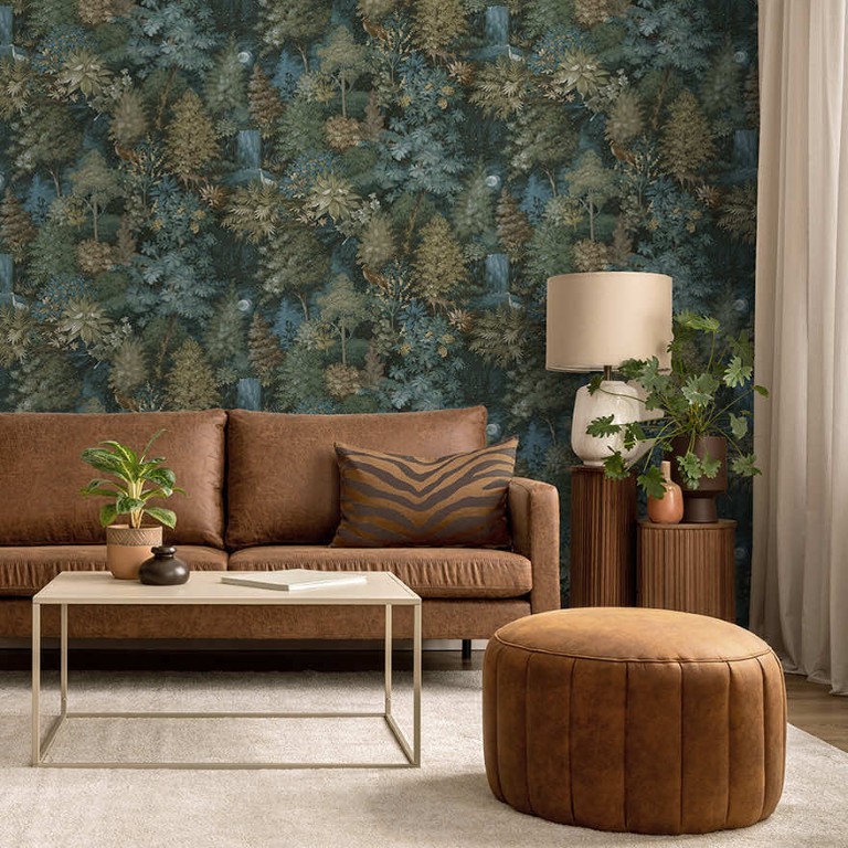 Imaginarium 3 - Midnight Woods Teal/Yellow 14150