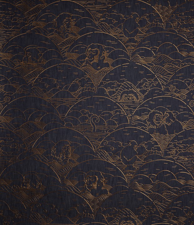 Moooi Tokyo Blue - Indigo Macaque MO3000